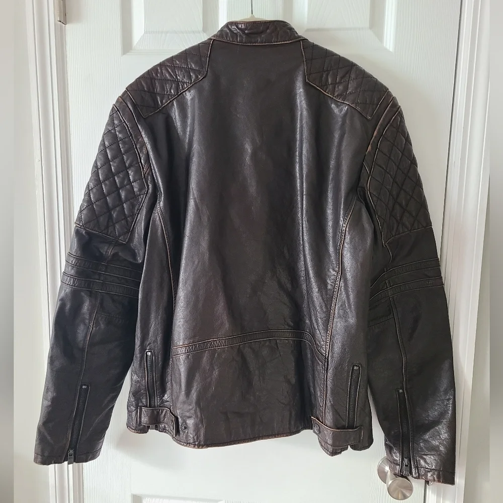 Andrew Marc Leather Moto Jacket